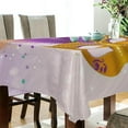 thumbnail image 3 of Coolnut Mardi Gras Tablecloth, Waterproof Washable Polyester Square Table Cover, Durable Tablecloth for Kitchen Dining Table Party Decor, 60"X 120", 3 of 7
