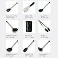 thumbnail image 4 of Amdohai Kitchen Utensils Set 8Pcs Silicone Non-stick Barreled Cooking Utensils Stainless, 4 of 4