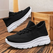 CPNG Men's Orthopedic Sneakers Breathable Walking Shoes for Plantar Fasciitis Slip on Trainers Comfortable Casual Tennis Gym Shoes Athletic Shoe Thick Bottom