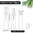 thumbnail image 2 of 30Pcs 5ml Small Glass Perfume Bottles Clear Perfume Sample Bottles with Plastic Dust Caps Portable Glass Perfume Bottles for Perfume Travel, 2 of 6