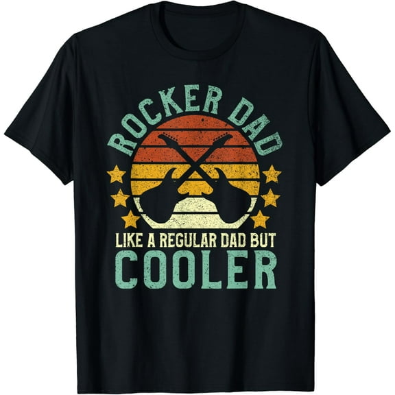 Rocker Dad | Funny Rock and Roll Lover Guitarist Father T-Shirt