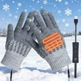 thumbnail image 3 of USB Heated Gloves Winter Warm Heated Gloves for Men Women - Portable Personal Heater Warmer，Fast Heating Technology Energy Efficient Operation With Overheat Adjustable Thermostat, 3 of 6