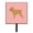 Pink, variant on Brussels Griffon Checkerboard Pink Leash or Key Holder