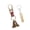 Bronze, variant on 7829 Clip On Bear Bell Loud Sound forAn1ma1Repelling Alloy Construction Lightweight Keychain for Backpacks and Belts