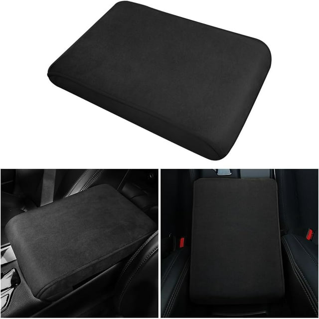 Yazoeia Car Center Console Cover, Waterproof Memory Foam Anti-Scratch Comfort Soft Automotive Armrest Storage Box Cushion Protector, Vehicle Interior Decor Universal for SUV, Truck, CJC912-116223