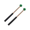 thumbnail image 3 of 2 mazos de goma para percusión, baquetas musicales de 8,6 pulgadas, Verde, 3 of 9