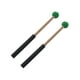 thumbnail image 3 of 2 piezas de mazo de tambor de 8,6 pulgadas, mazo de percusión de goma ligero y portátil para Verde, 3 of 9
