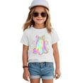 thumbnail image 5 of Caqnni Fall Pumpkin Shirts Girls Casual Autumn Thanksgiving Graphic Tees Halloween Tops Halloween T-Shirt (4-5 Years,White), 5 of 5