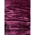 thumbnail image 5 of Purple Super Soft Warm Cozy Flannel Fleece Micro Plush Microfiber Bed Throw Blanket, 5 of 6