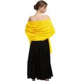 thumbnail image 1 of ORUYROP Châle Foulard Enveloppements Doux Chiffon Dentelle Pashmina pour Robes de Soirée pour occasions Formelles, 1 of 7