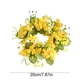 thumbnail image 3 of Guirnaldas de flores artificiales de primavera y verano, mini velas florales para bodas, coronas de boda, centros de mesa, fiestas, decoración de puertas del hogar, velas de plástico., 3 of 6