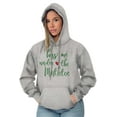 thumbnail image 4 of Christmas Kiss Me Under The Mistletoe Hoodie Sweatshirt Women Brisco Brands S, 4 of 6