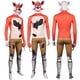 thumbnail image 4 of Traje de cosplay de Foxy para hombre, juego de terror, disfraz de FNAF, mono, máscara, conjunto para adultos, niños, hombres, fiesta de Halloween, trajes de juego de rol, 4 of 5