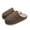 Brown, variant on AUXDIQ Women Men Comfort House Slippers Warm Home Shoes Anti-Skid Slippers Outdoor Indoor