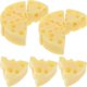 thumbnail image 5 of Artificial Mini Cheese Model Kitchen Decor Realistic Texture Classical Design Resin Material 1.80X1.80X1.00CM 50Pcs, 5 of 5