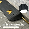 thumbnail image 2 of KFFKFF Rubber Threshold Ramp Door Ramp 1" Rise 33069 lbs Load Rubber Curb Ramp, 2 of 9