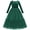 Green, variant on IBTOM CASTLE Embroidery Flower Girl Velvet Tutu Dress for Kids Princess Birthday Party Pageant Wedding Dresses Fall Winter Clothes 5-6T Green