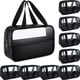 thumbnail image 1 of Bolsa de viaje para cosméticos Buryeah, translúcida, impermeable, negra, 9 unidades, 1 of 8