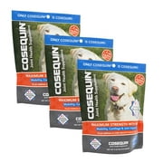 Cosequin Maximum Strength with MSM Plus Omega-3s Joint Health Supplement for Dogs, 60ct Soft Chews, 3-pack