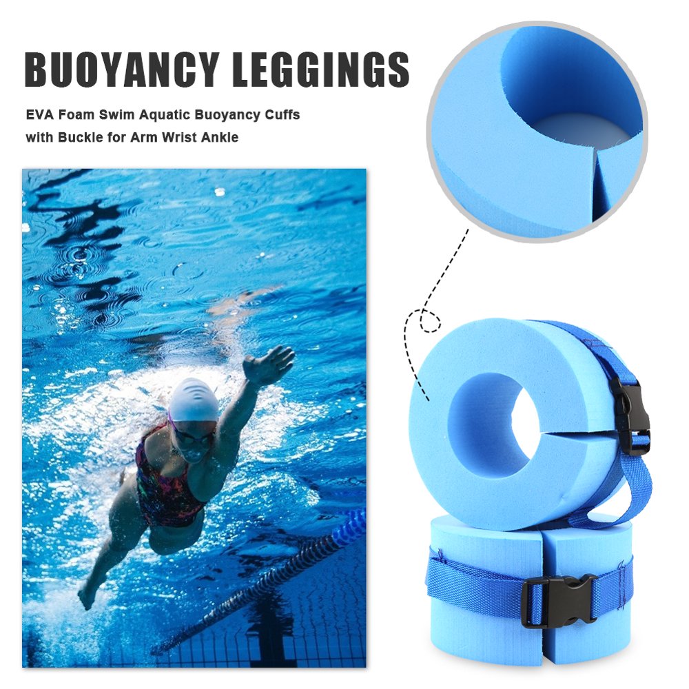 Poignets De Natation En Mousse Réglables - Aide à La Flottabilité Pour Aquagym Et Apprentissage