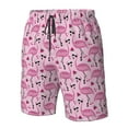 thumbnail image 2 of Yiaed Cute Watermelon Flamingo Print Men's Swim Trunks with Lining Quick Dry Sports Shorts Beach Shorts Boardshorts-3X-Large, 2 of 5