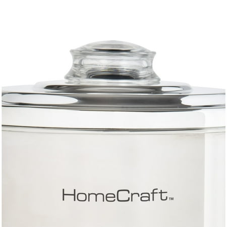 HomeCraft - CUDS45SS Quick-Brewing 1000-Watt Automatic 45-Cup Coffee Urn - Stainless Steel