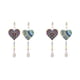 thumbnail image 4 of Ounissouiy 2 piezas de diamantes de imitación para niños, llavero de punto de cruz con bordado de cristal, llavero, accesorios hechos a mano Type2 NO2, 4 of 6