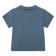 thumbnail image 5 of Staki Boy Summer Shirt Boy's Graphic Tees Short Sleeve Crew Neck Summer Trendy T-Shirts Clothes for Teen Boys 3-24M 2-3Y(Navy,3-6 Months), 5 of 5