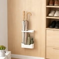 thumbnail image 1 of Bathroom Slipper Rack Bathroom Shoe Drying Rack Wall-Mounted Umbrella Shelf For Behind The Door, 1 of 6
