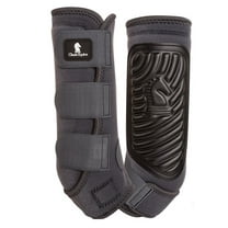 Classic Equine Classic Fit Horse Sling Boots: Ultimate Leg Protection Charcoal / Hind / Large