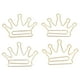 thumbnail image 1 of Clips De Papel, Clips En Forma De Corona Multifuncionales Hierro Dorado 100 Piezas Decorativos Resistentes A La Oxidación Para Libros, Cuadernos, Portapapeles, 1 of 7