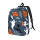 thumbnail image 1 of Disketp Halloween Mochila de Lona Estampada, Mochila Escolar de Viaje Ligera para Estudiantes y Portátil-Medium, 1 of 5