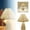 C, variant on Boreal Craft Small Wicker Lamp Wicker Table Lamp Pleated Lampshade USB Vintage Bedside Lamp Farmhouse Lamps For Decoration For Kitchen Counter Car Star Lights The Plug Happy 21st Birthday Decorations