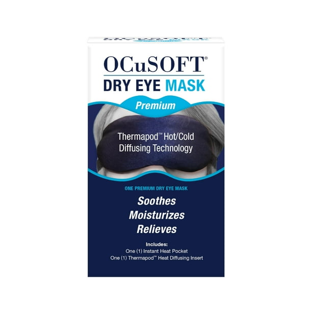 Mascarilla para ojos secos OcuSoft Premium Moist Heat Relief