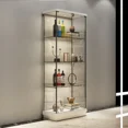 thumbnail image 3 of Mueble de vino de vidrio templado en salón, hogar moderno y minimalista, mueble de comedor montado en la pared, vitrina en, 3 of 4