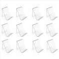 thumbnail image 1 of Paquete de 12 Soportes de Acrílico para Libros, Caballete de Exhibición de Libros Transparente, Soporte de Acrílico para Libros para Exhibir Cómics, Álbumes, 1 of 5