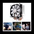 thumbnail image 4 of M-T4 CPU Radiador 4 Tubos de 4 PWM Desktop PC Radiador + Kit de Grasa TéRmica Soporte LGA1700/1200/1150/1151/1155 CPU, 4 of 5