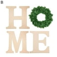 thumbnail image 4 of SPRING PARK 4Pcs/Set Hanging Wood Home Sign, Farmhouse Wall Hanging Decor - Wood Home Letters for Wall Art Rustic Home Decor, Wall Decor for Living Room Kitchen Entryway Housewarming Gift, 4 of 7