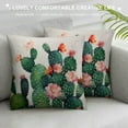thumbnail image 3 of GOSMITH  Cactus Pillow Cover, Succulent Pillowcase, Succulent Pillow, Succulent Throw Pillow Case,Succulent  Decorative Throw Pillow Case Cushion Cover Square, 3 of 5