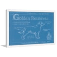 thumbnail image 3 of Marmont Hill "Blueprint Golden Retriever" Framed Painting Print, 3 of 5