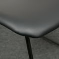 thumbnail image 4 of GUEST Modern Metal Accent Dining Chair with Padded Faux Leather Seat, 4 of 4