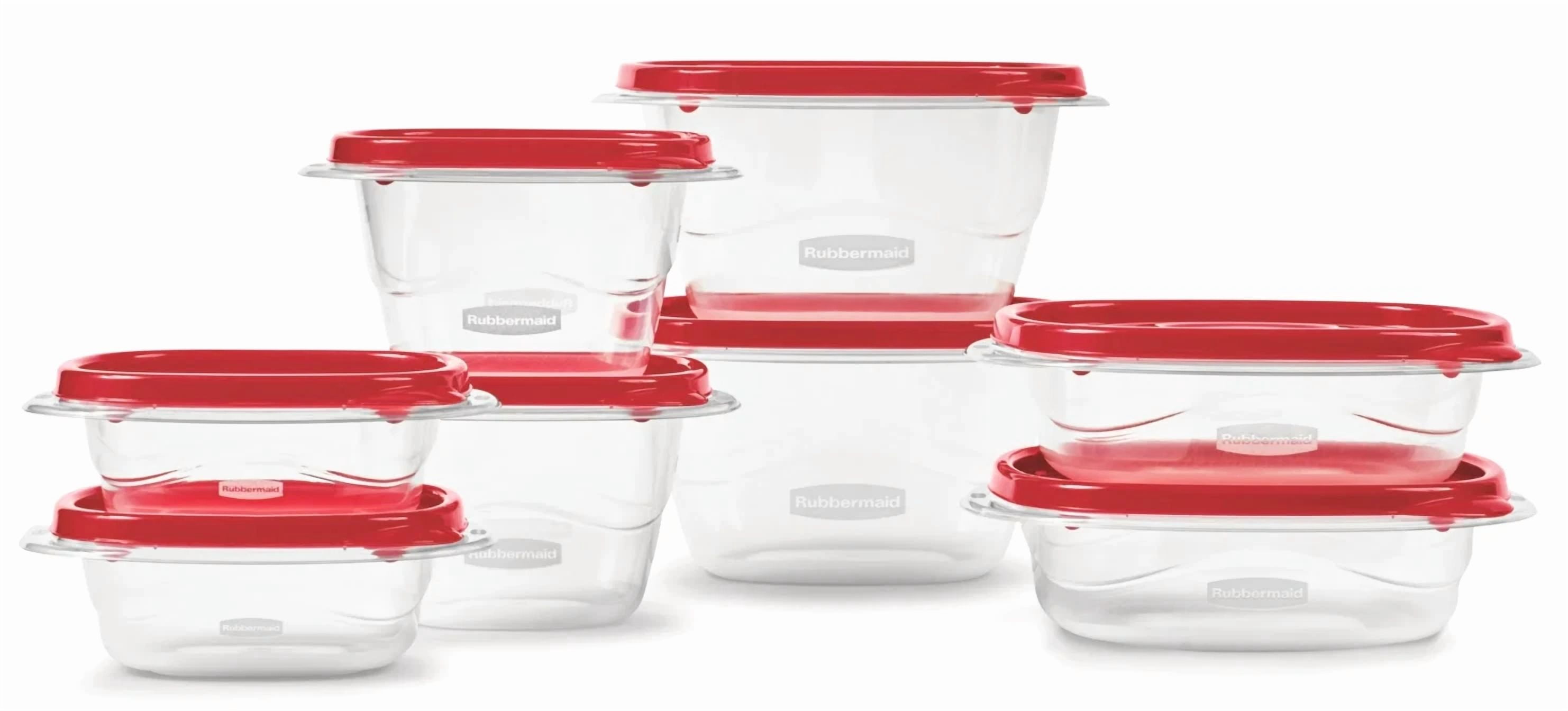 Rubbermaid Premier Food Storage Containers, 20-Piece Set, Easy
