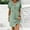 Light Green, variant on Women's Fashionable All Buckle V Neck Cold Shoulder Ruffled Sleeve Solid Color Dress plus Size Banquet Dresses after 5 Dresses for Women Evening Backless Dresses for Women Women Dress for Night Womens