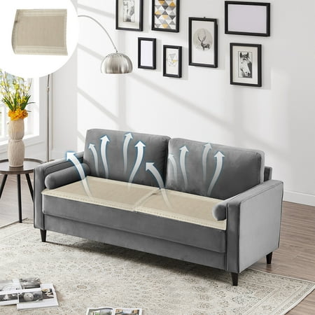 

Ckraxd Ice Silk Sofa Cushion Cool Mat for Summer Breathable Non-Slip Home Decor Cushion Cooling Polyester Sofa Cushion for Indoor