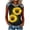 #228-Yellow, variant on Women's Contrast Denim Trim Sleeveless Top with Scattered Print