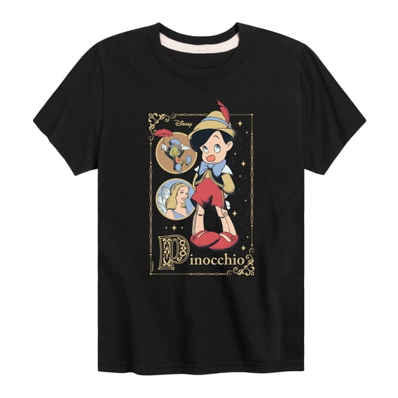 Disney - Pinocchio Short Sleeve Graphic T-Shirt