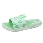 Eashi Slide Sandals Shower Bathroom Slippers EVA Slippers for Kids Toddler Cartoon Quick Drying Open Toe Soft Non-Slip Summer Slides Beach Pool for Girls and Boys Indoor&Outdoor