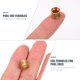 thumbnail image 3 of GAXIRE 20Ud Ferrules De Cobre Para Taco De Billar Con Y Duradero Dorado, 3 of 6