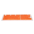 thumbnail image 1 of 117 Keys Keycaps OEM Height Two Colors Injection Fastness OPQ Opaque Keycaps for 61/64/68/71/78/82/84/87 Keys KeyboardOrange Red Black Letters, 1 of 14