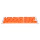 thumbnail image 1 of Teclas de 117 teclas Altura OEM Dos colores Solidez de inyección OPQ Teclas opacas para teclado de 61/64/68/71/78/82/84/87 Teclas Naranja Rojo Letras negras, 1 of 9